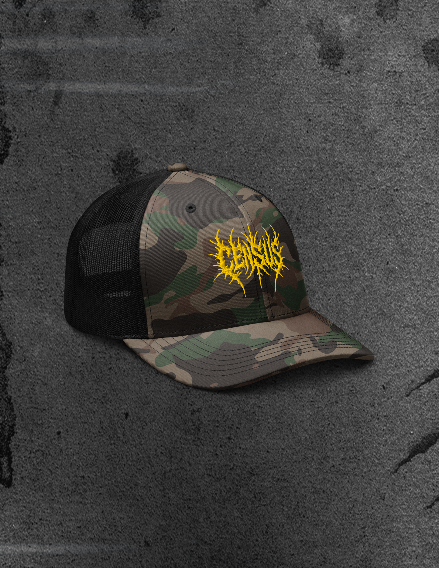 Camo Death Trucker Hat