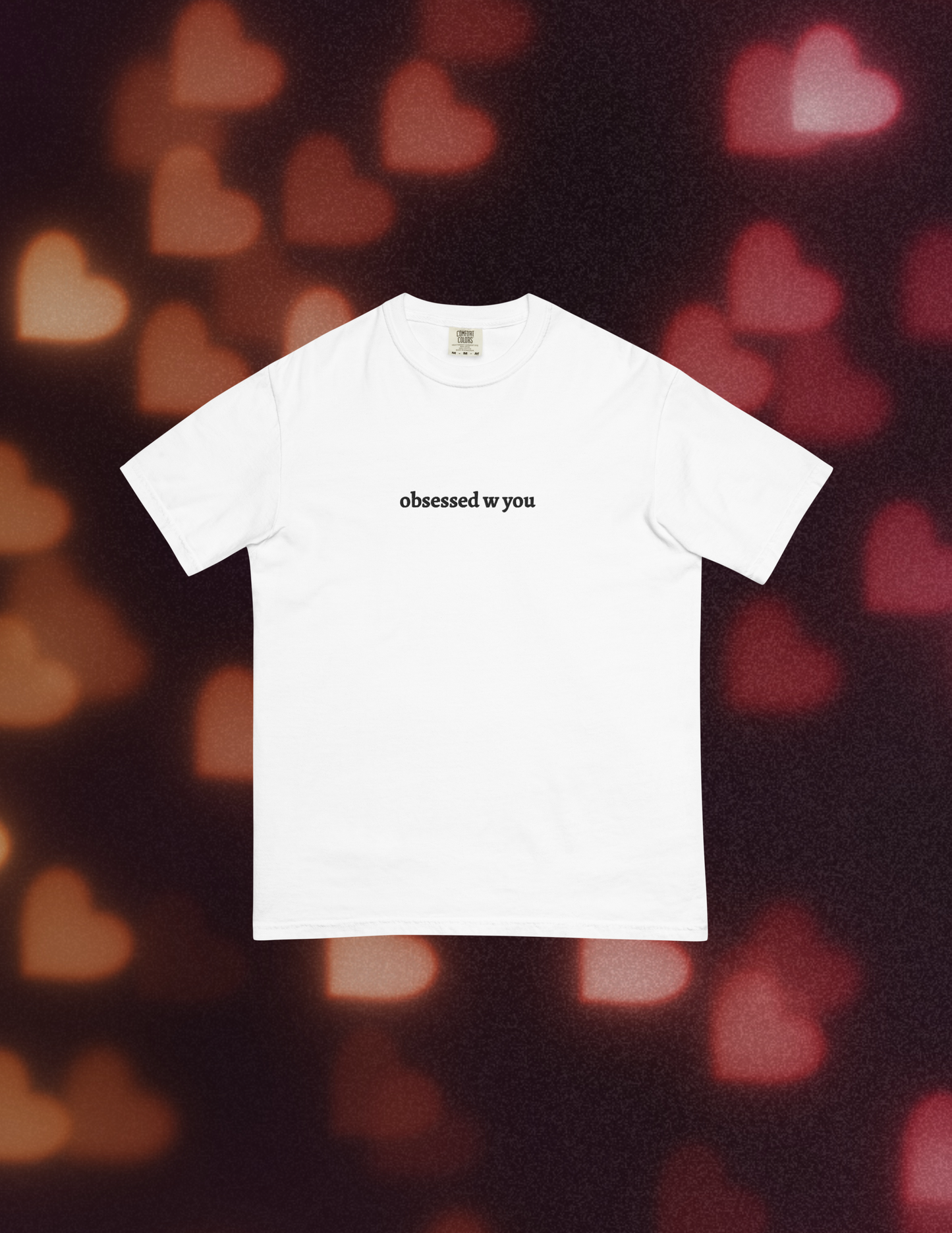 obsessed w you Embroidered Tee