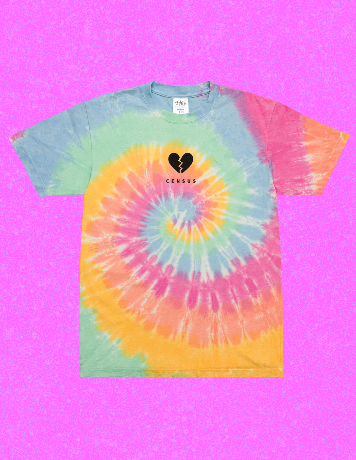 Heartbreak Embroidered Tie Dye Tee