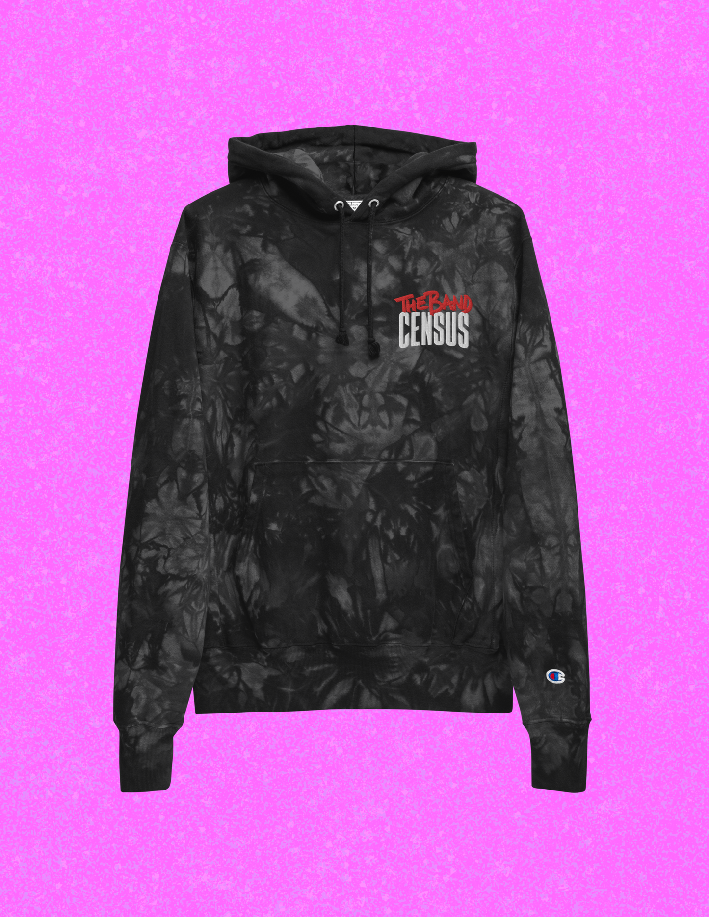 Embroidered Champion Tie-Dye Hoodie
