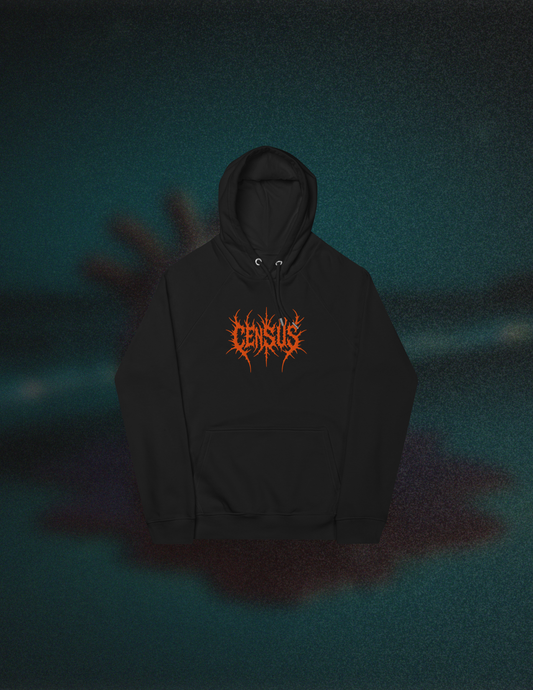 Black Death Embroidered Hoodie