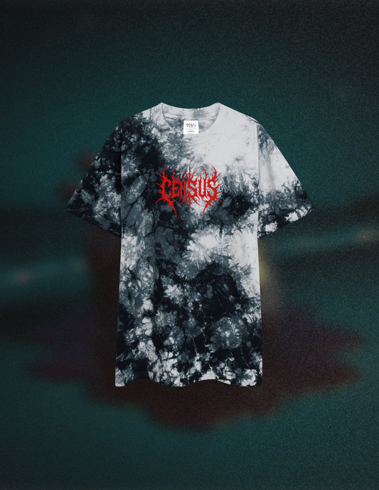 Census Death Embroidered Tie Dye Tee