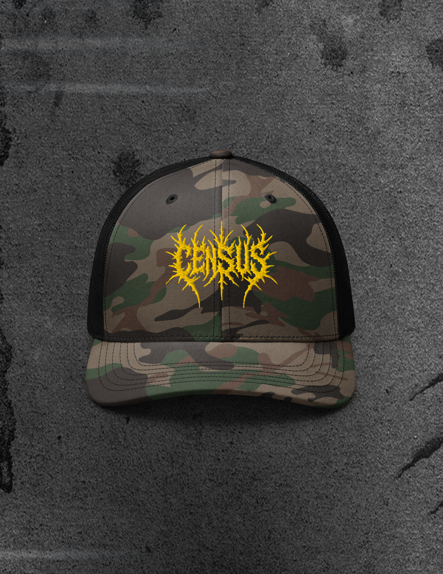 Camo Death Trucker Hat
