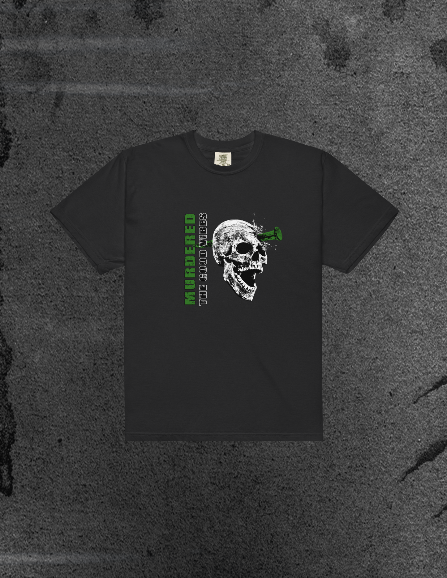 Green Monster Skull Tee
