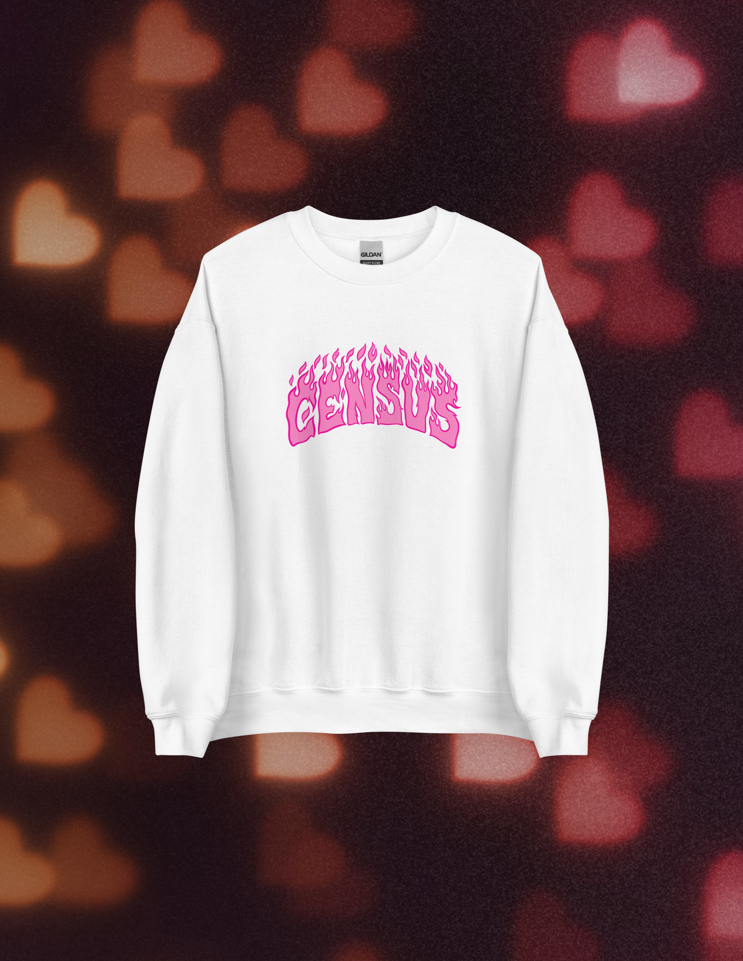Census Pink Flames Sweatshirt